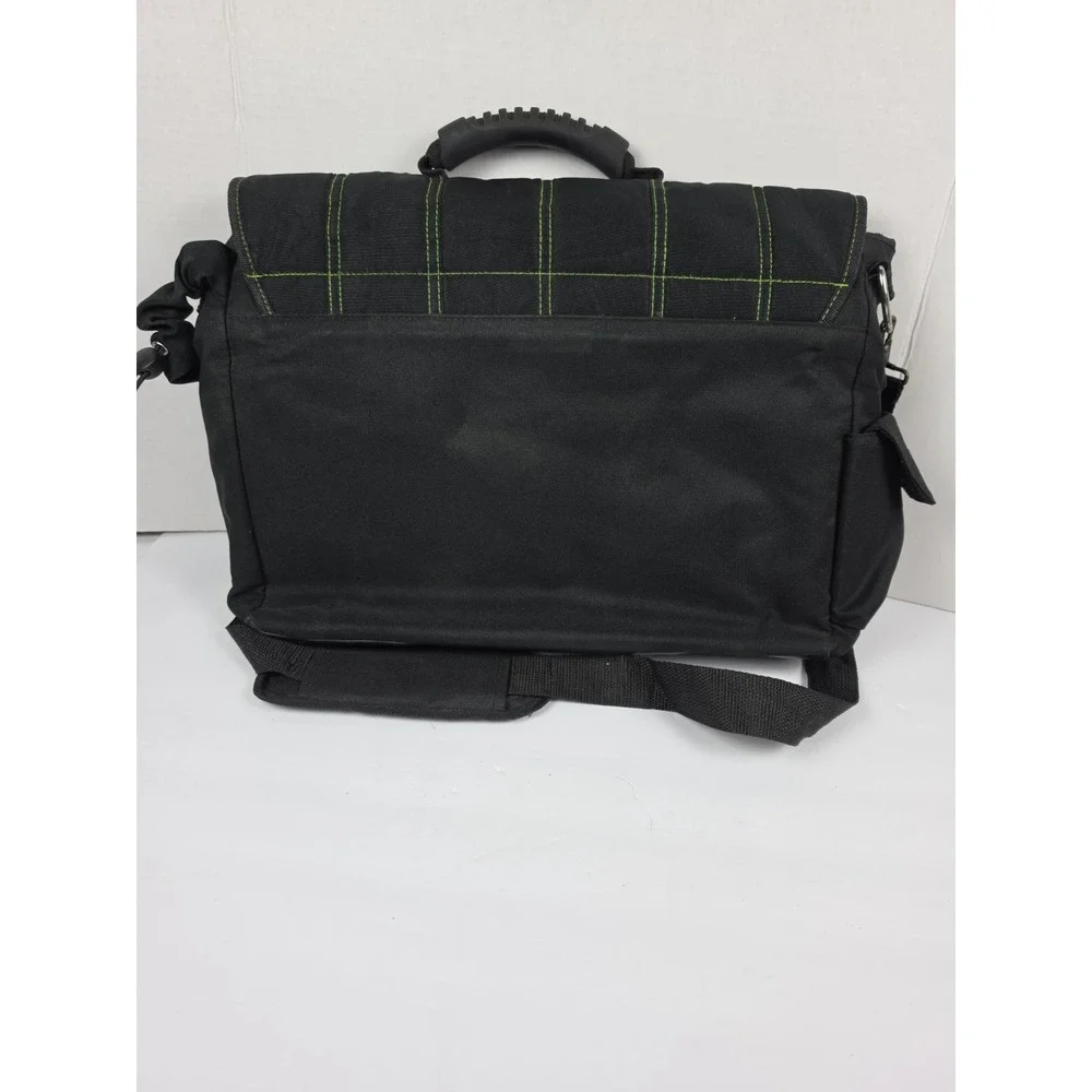ThinkGeek Bag Of Holding Black Messenger Shoulder Bag Laptop Padded Organizer